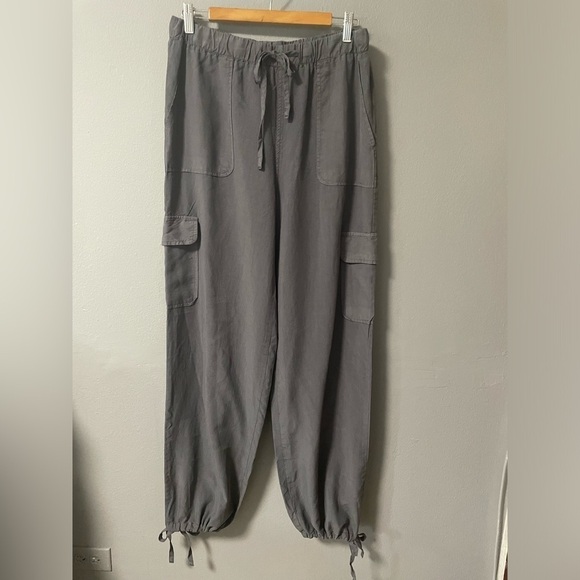 NWT Thread & Supply tencel cargo jogger in gray. Size Medium - Picture 1 of 8